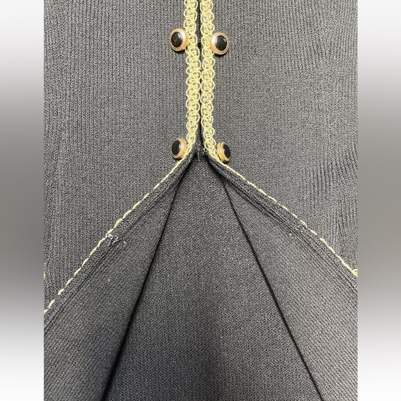 St John Collection by Marie Gray Gold Trim Cardigan - Picture 5 of 8